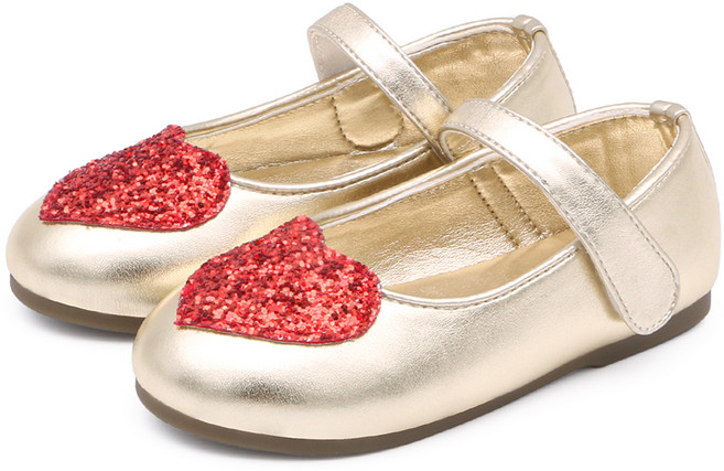 키펀트 여아용 러브 글래스 구두 K-37