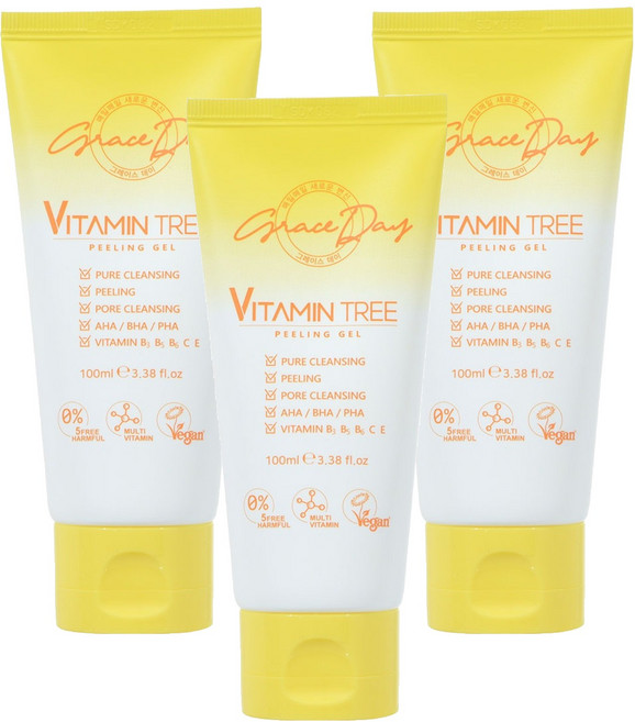 그레이스데이 비타민트리 필링젤, 100ml, 3개