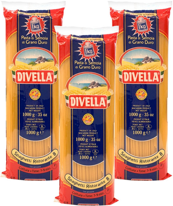 DIVELLA 德威樂 義大利麵, 1kg, 3個