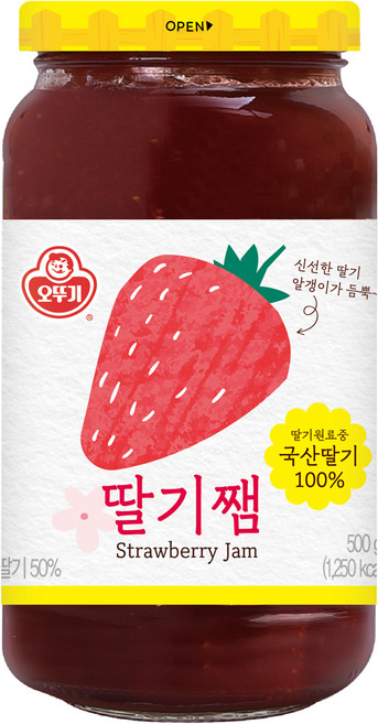 오뚜기 딸기쨈, 500g, 1개