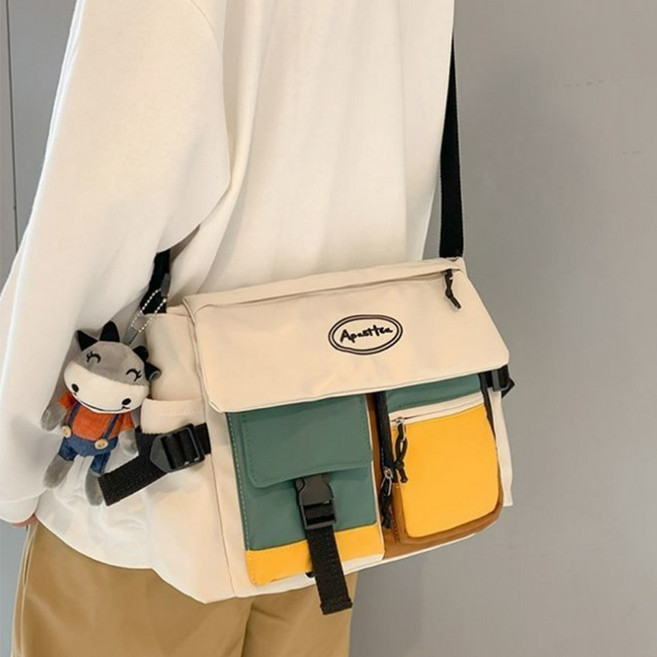 엘쏘 멀티포켓 크로스백 + 카우 키링 세트