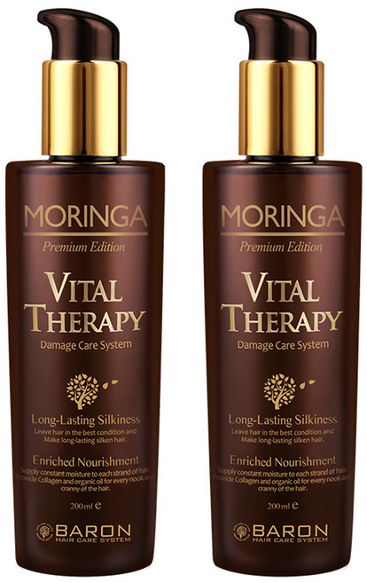 바론 모링가 바이탈테라피 헤어에센스, 200ml, 2개