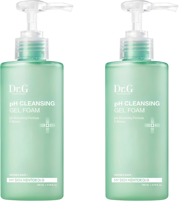 닥터지 약산성 클렌징 젤 폼, 200ml, 2개