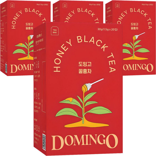 도밍고 꿀홍차, 1.5g, 20개입, 4개