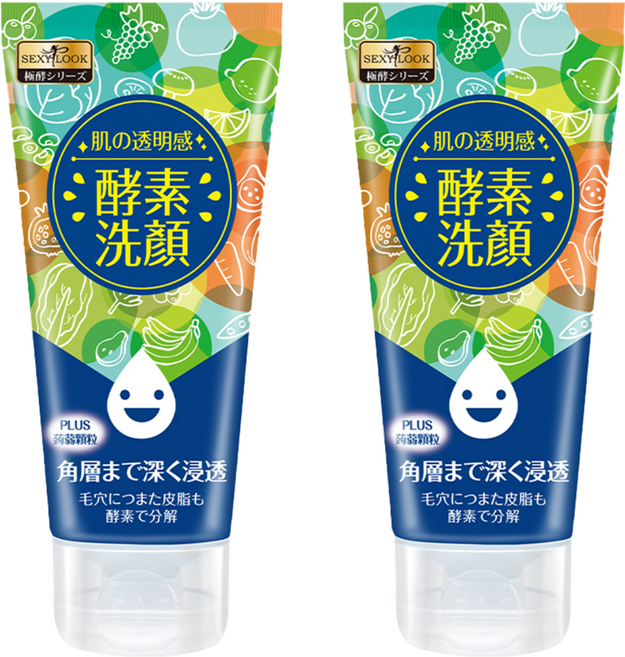 SEXYLOOK 西西露 酵素按摩洗面乳, 120g, 2條