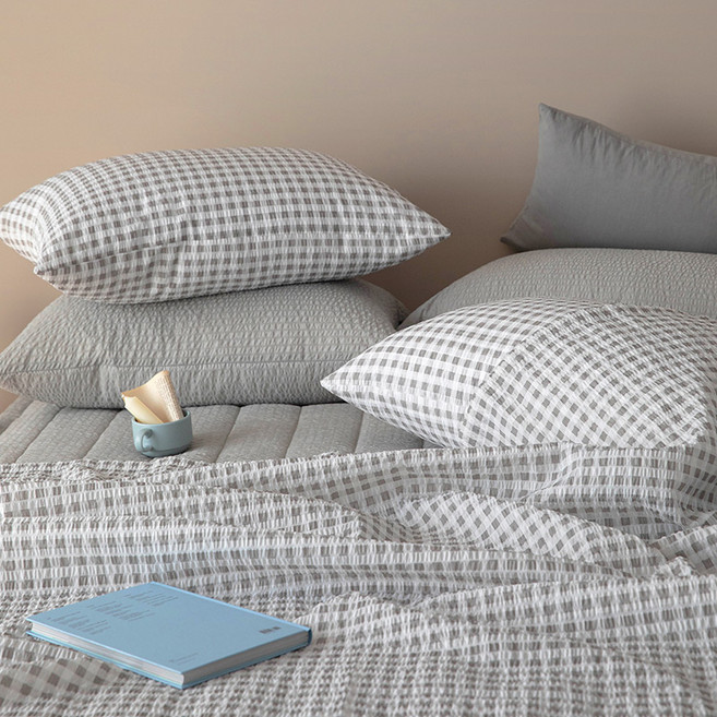 디어썸머 시어서커 여름 홑이불 단품, 혼합 색상