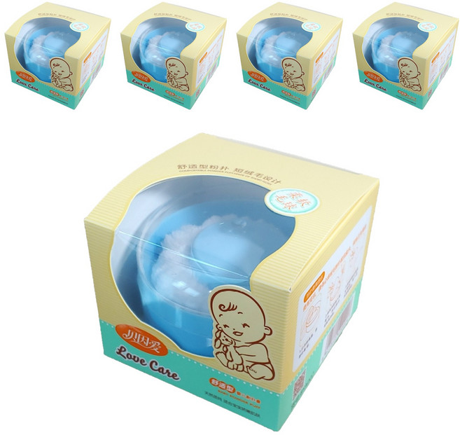 러브케어 베이비파우더 자동 분통 + 분첩, 5세트