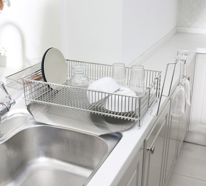 4BNK 뉴 올스텐 304 식기건조대, 실버