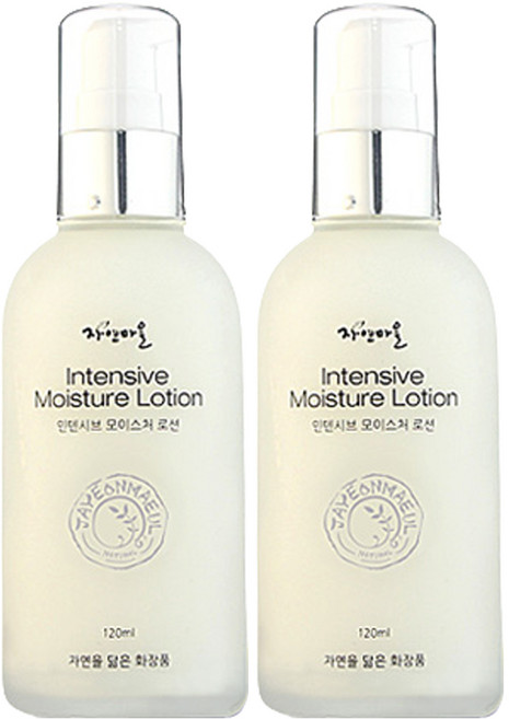 Jayeonmaeul 인텐시브모이스춰로션, 120ml, 2개