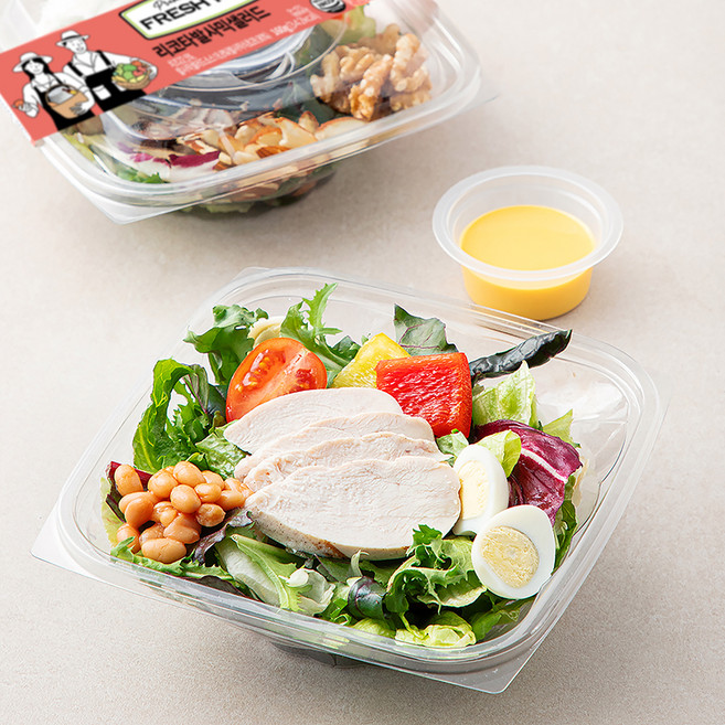 프레쉬팜 리코타 발사믹 샐러드 160g + 닭가슴 케이준 샐러드 160g, 320g, 1세트