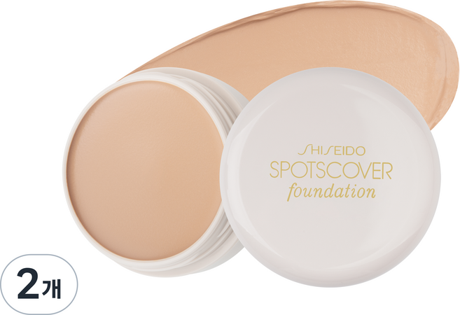 시세이도 스팟 커버 파운데이션 20g, S100, 2개