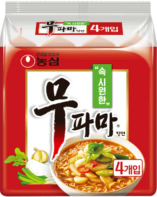 무파마탕면 122g, 4개