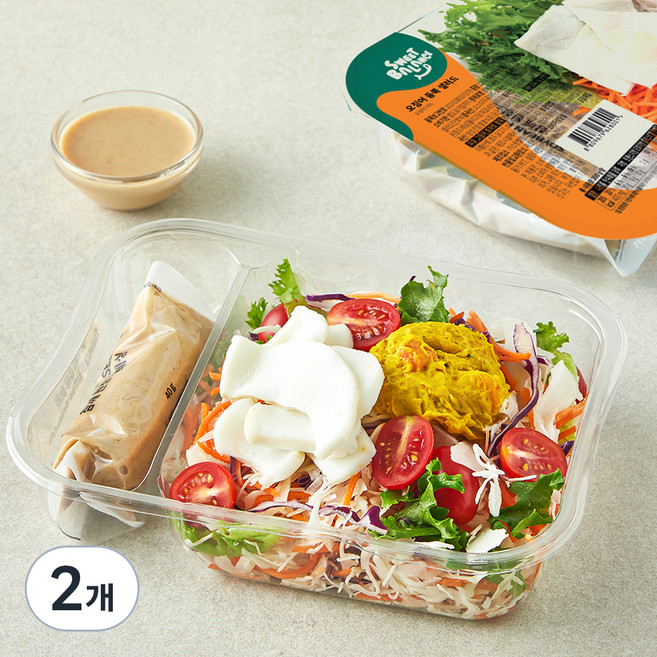 스윗밸런스 오징어 듬뿍 샐러드, 200g, 2개