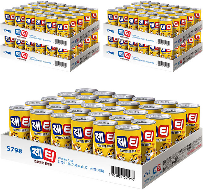 제티 초코렛맛 드링크, 175ml, 150개