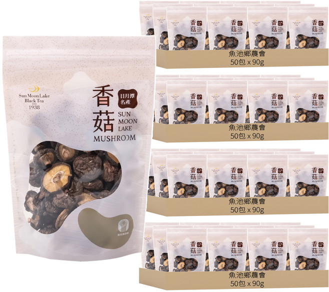 魚池鄉農會 中朵香菇, 90g, 200包