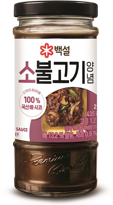 백설 소불고기 양념, 290g, 1개