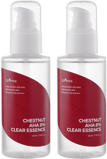 이즈앤트리 체스트넛 아하 8% 클리어 에센스, 100ml, 2개 - 쿠팡