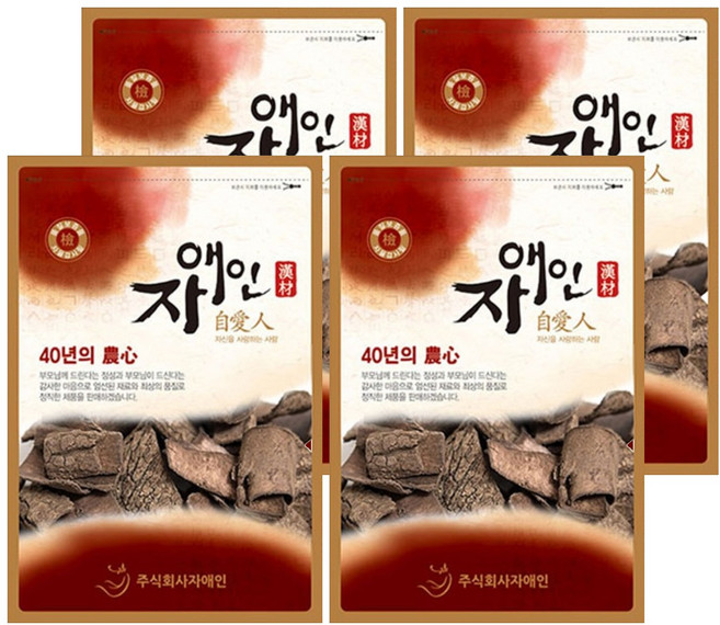 자애인 볶은 두충나무 껍질차, 600g, 4개