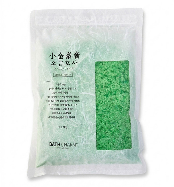 바스참 다이아몬드솔트 입욕제 프레스트, 1kg, 1개