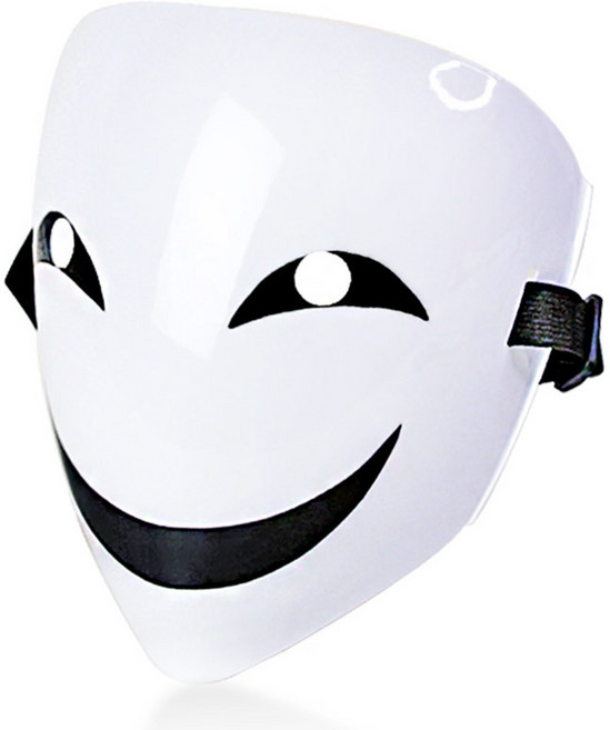 스투피드 스마일 페르소나 가면, 화이트, 1개