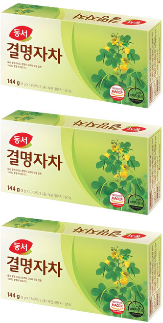 동서 결명자차, 8g, 18개입, 3개