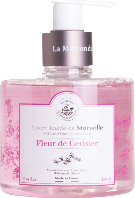 La Maison 馬賽皂之家 嫣彩櫻花古法液體馬賽皂, 330ml, 1瓶