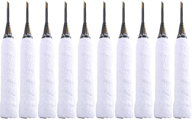 아무스 타올 그립 테이프, 화이트, 10개