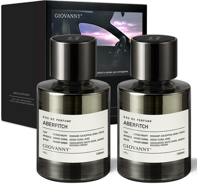 GIOVANNY 차량용 방향제 160ml 2p, 아베피치, 1세트