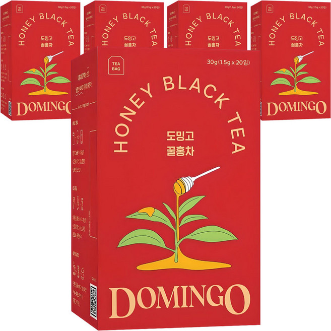 도밍고 꿀홍차, 1.5g, 20개입, 5개
