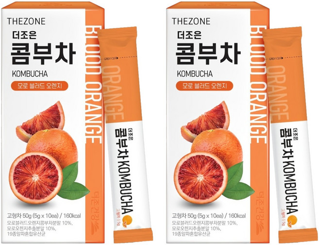 더존건강 더조은 콤부차 모로 블러드 오렌지, 5g, 10개입, 2개