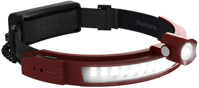 허킨스 올인원 LED 헤드랜턴 L-HS, 딥레드, 1개