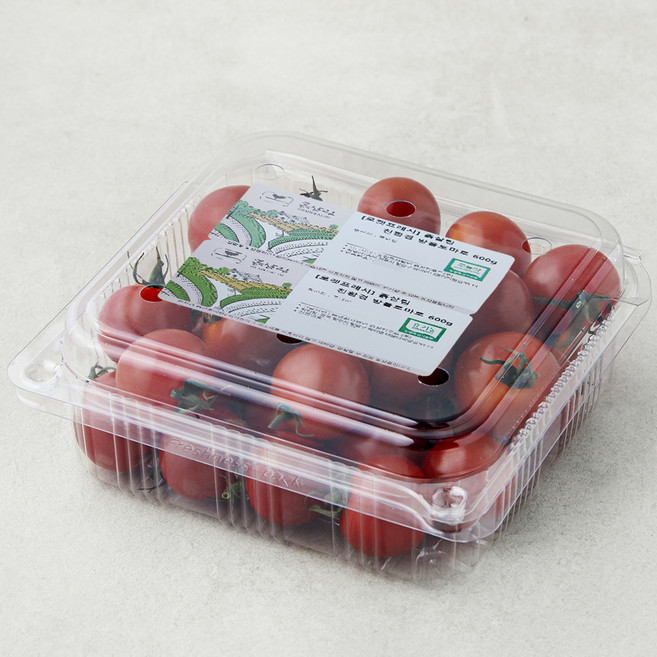 흙살림 친환경 인증 방울토마토, 600g, 1개