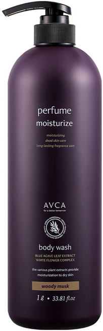 아브카 퍼퓸 바디워시 우디머스크, 1L, 1개