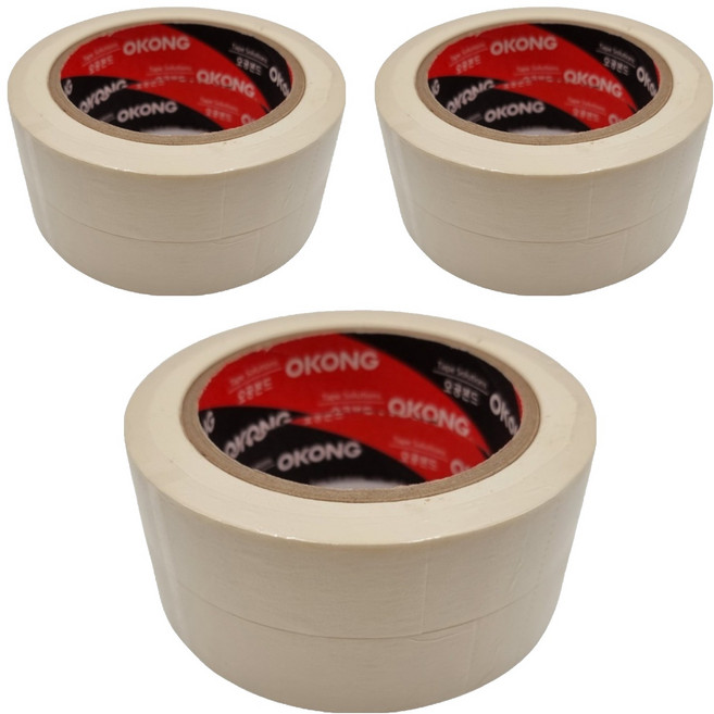 오공 마스킹테이프 25mm x 40m, 6개