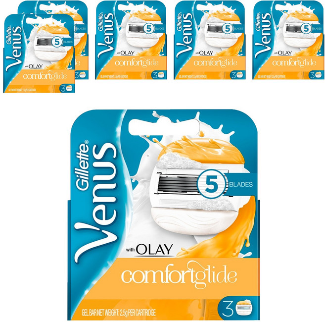 질레트 비너스 올레이 면도날, 3개입, 6개