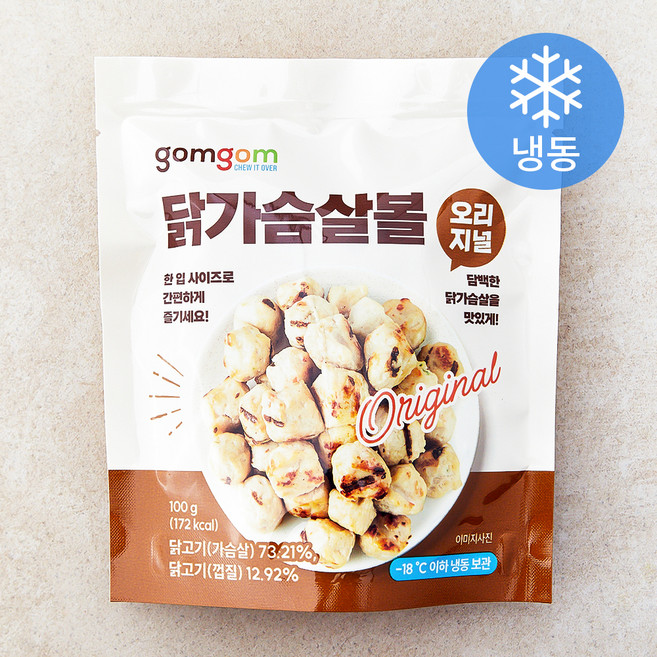 곰곰 닭가슴살볼 오리지널 (냉동), 100g, 1개입, 1개
