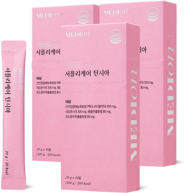 메디온 서플리케어 틴시아 10p, 200g, 3개
