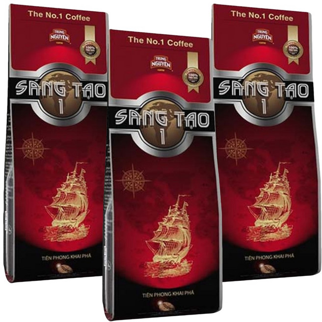 쭝웬레전드 상타오 1 분쇄 원두 커피, 핸드드립, 340g, 3개