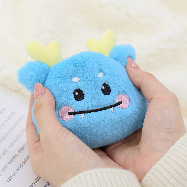 모찌타운 무적의 삼룡이 핫팩인형, 진블루(힘내용), 9.5cm, 1개