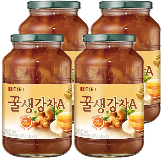 담터 꿀생강차A, 1kg, 1개입, 4개