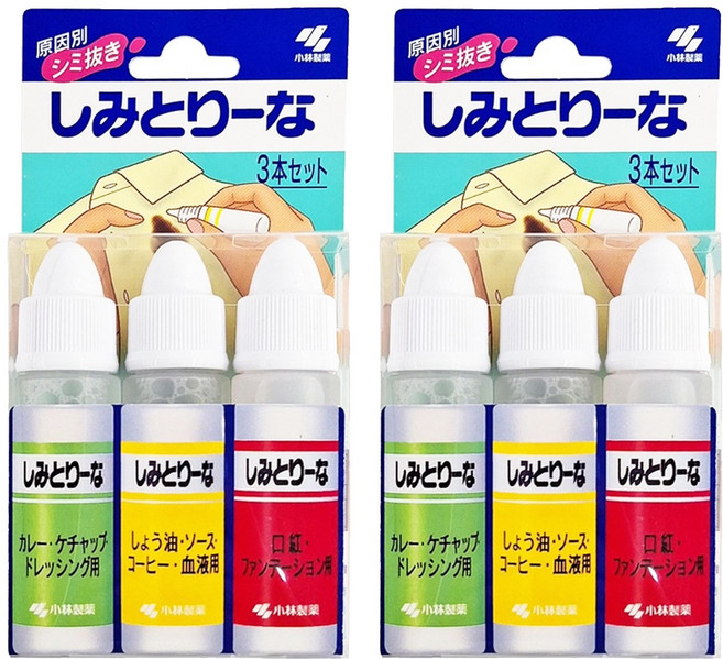 KOBAYASHI 小林製藥 攜帶用衣物應急去污瓶 125 x 63 x 22mm, 10ml, 6瓶