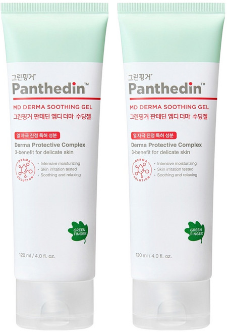 그린핑거 판테딘 엠디 더마 수딩젤, 120ml, 2개