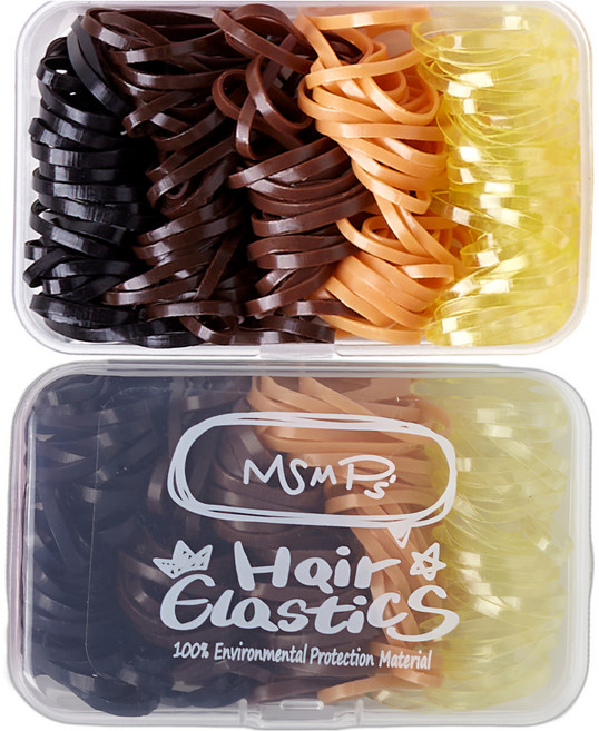 심플리앤 고탄력 간편보관 머리고무줄 300p