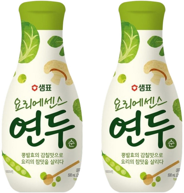 연두 요리에센스 순, 500ml, 2개