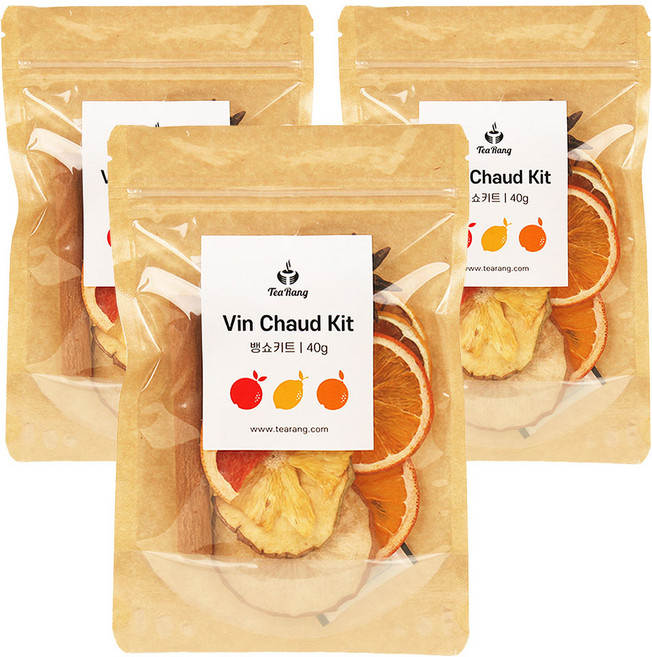 티랑 뱅쇼 만들기 재료 키트, 40g, 3세트