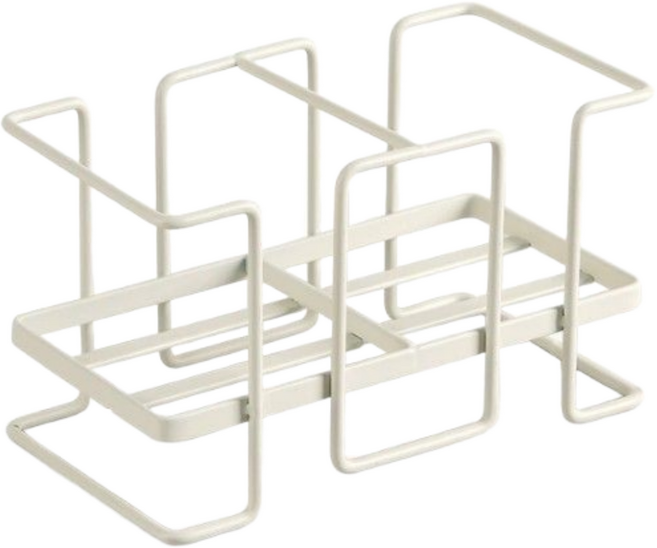 라니샵 종이컵 거치대 2구, 2단, 화이트, 1개
