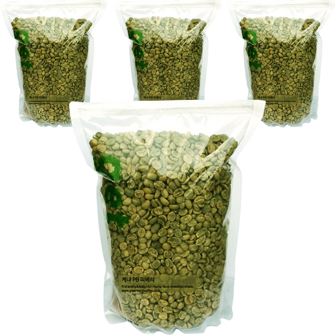 그린어쓰 케냐 PB 피베리, 500g, 4개