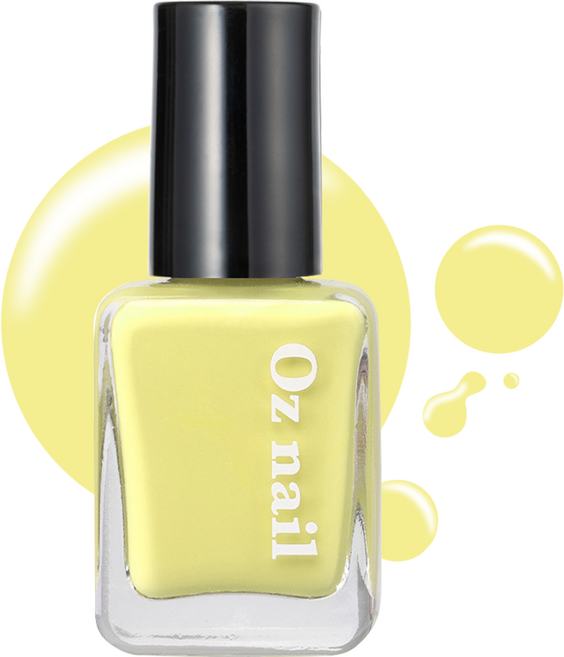오즈네일 샤인 무드 네일 컬러 매니큐어, NE04 트로피칼 레몬, 8ml, 1개