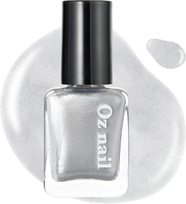 오즈네일 샤인 무드 네일 컬러 매니큐어, 55 실버 온 아이스, 8ml, 1개