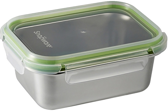 Corelle Brands 康寧餐具 Snapware Eco Simple 304不鏽鋼保鮮盒, 1個容器 + 1個蓋子, 1個